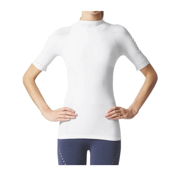 ADIDAS Women Size Med Training Warp knit White - Picture 1 of 12